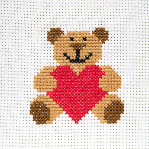 1st Cross Stitch Teddy