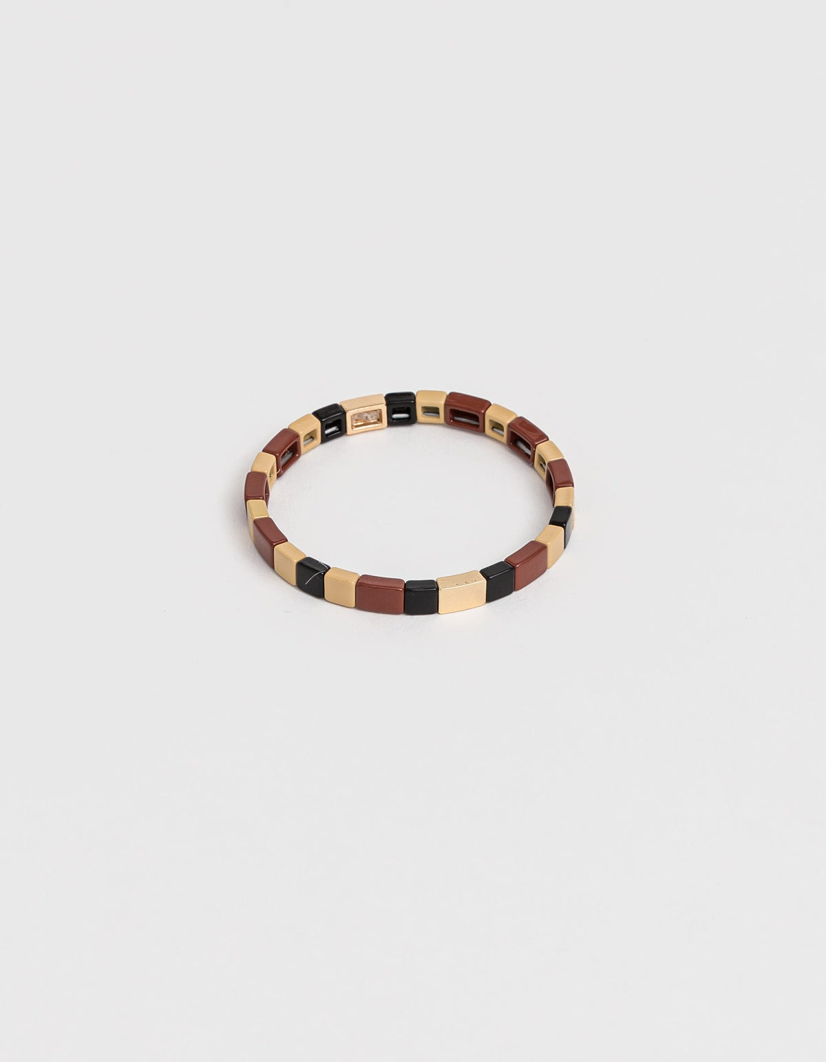 Choc/Black Enamel Bracelet