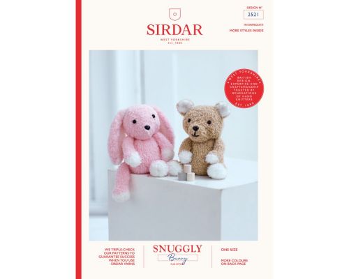 Toy Bear And Bunny In Snuggly Pattern