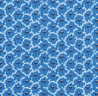 Temperance Foulard Blue Fabric