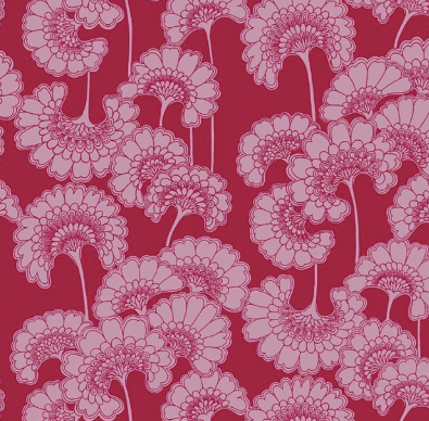 Romantic Rebel Japanese Floral Fabric