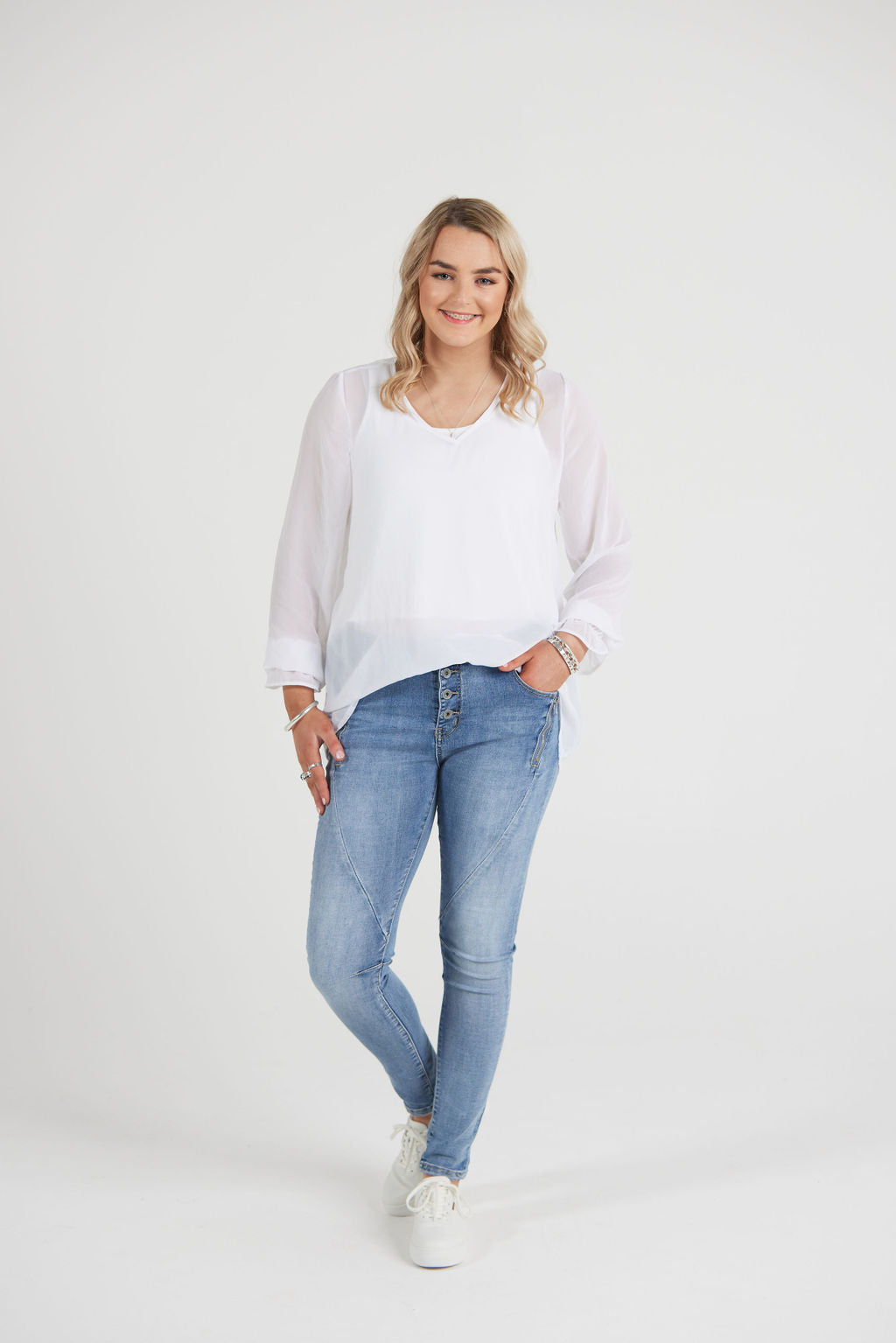 Grace Top White