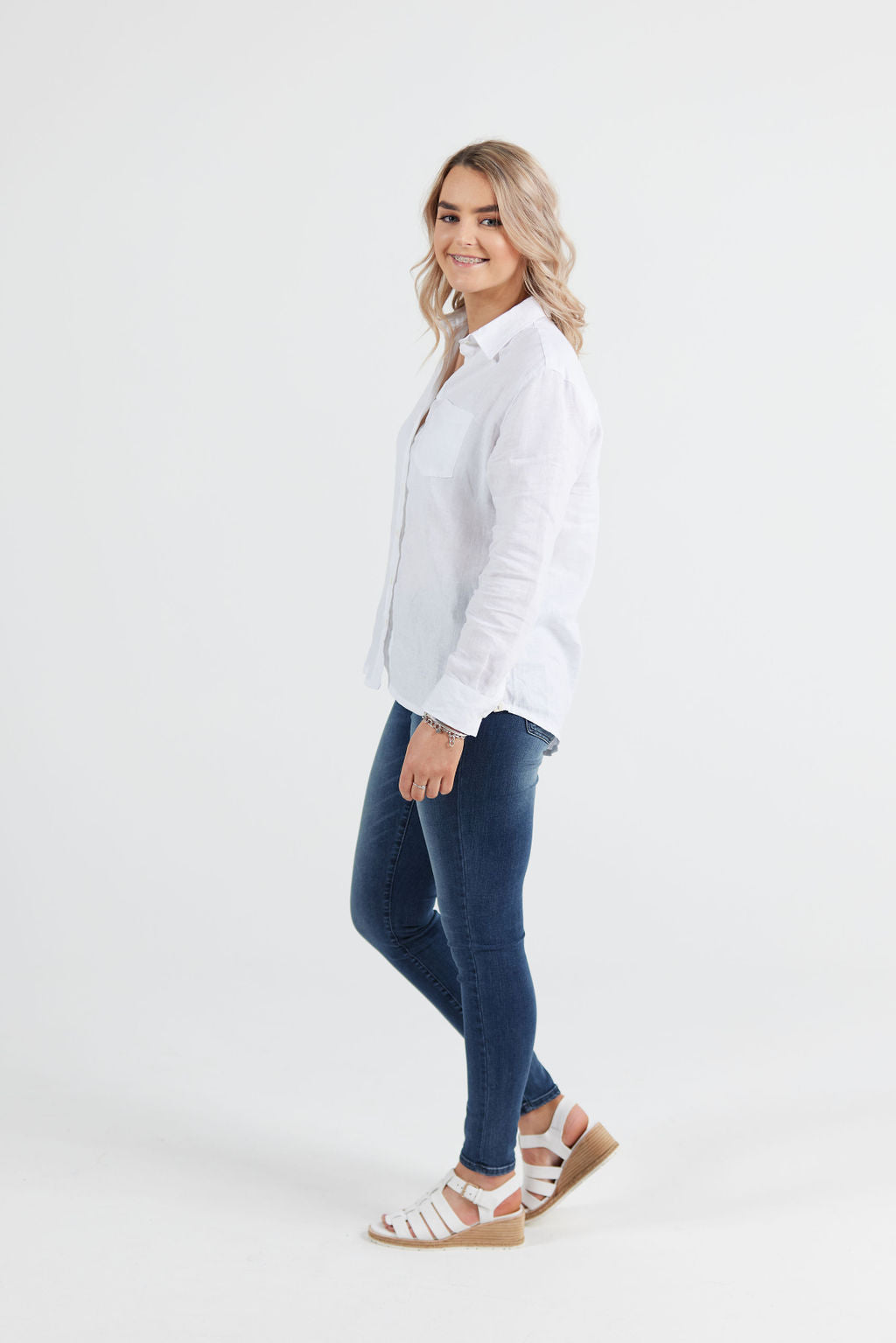 Linen Shirt White