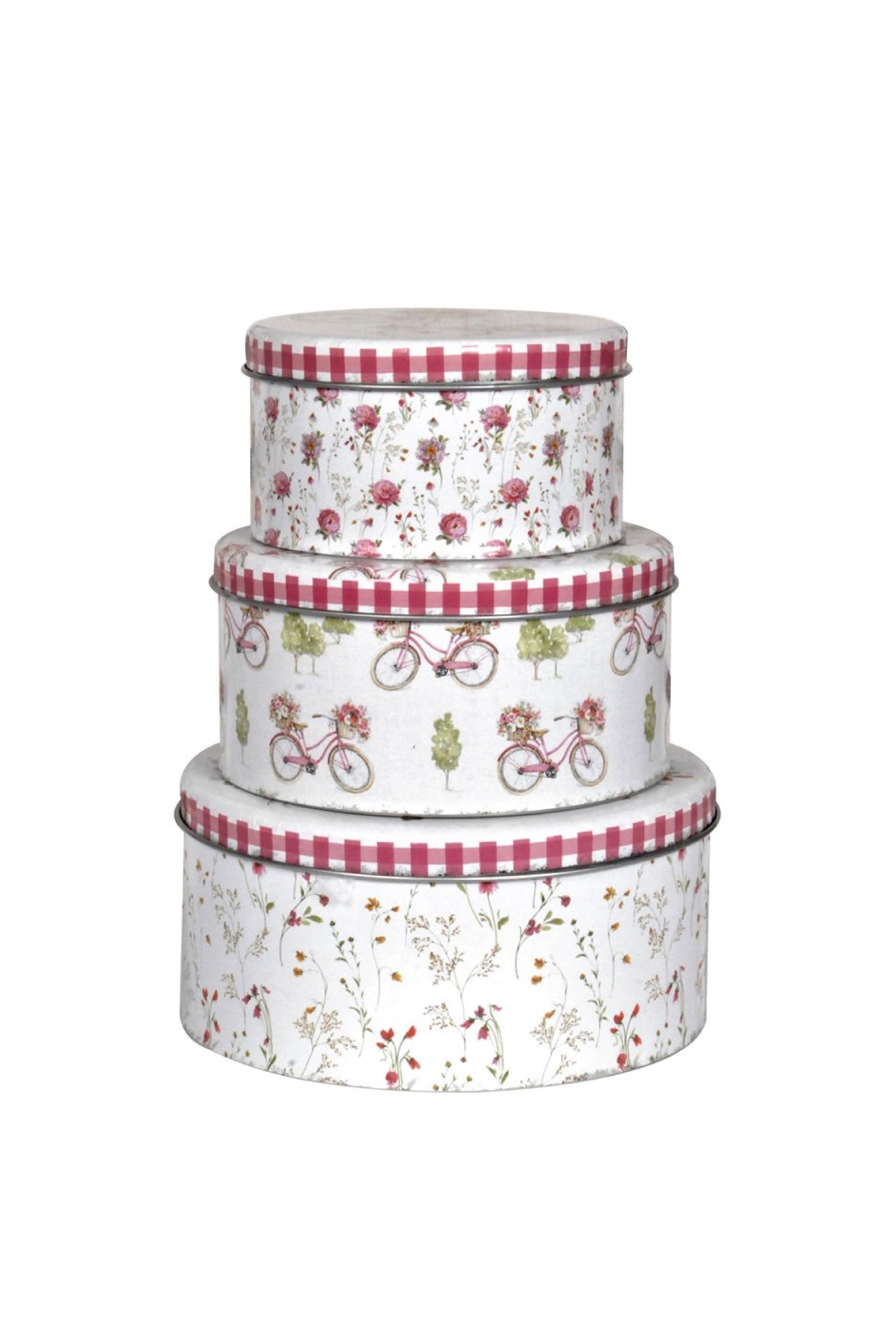 Waverley Floral Cake Tin Set Mint Boutique LTD All Rights Reserved