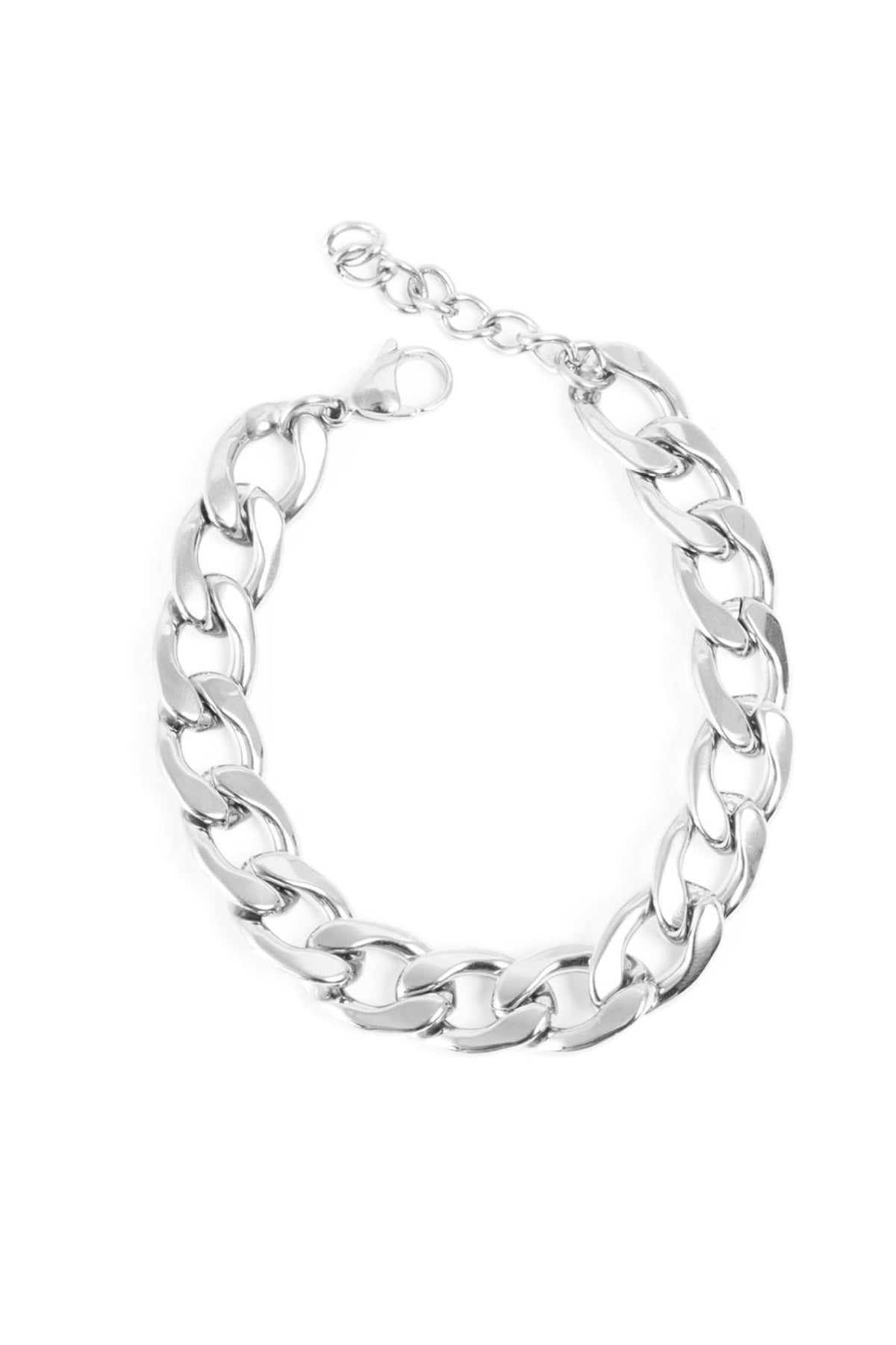 Curb Bracelet Silver