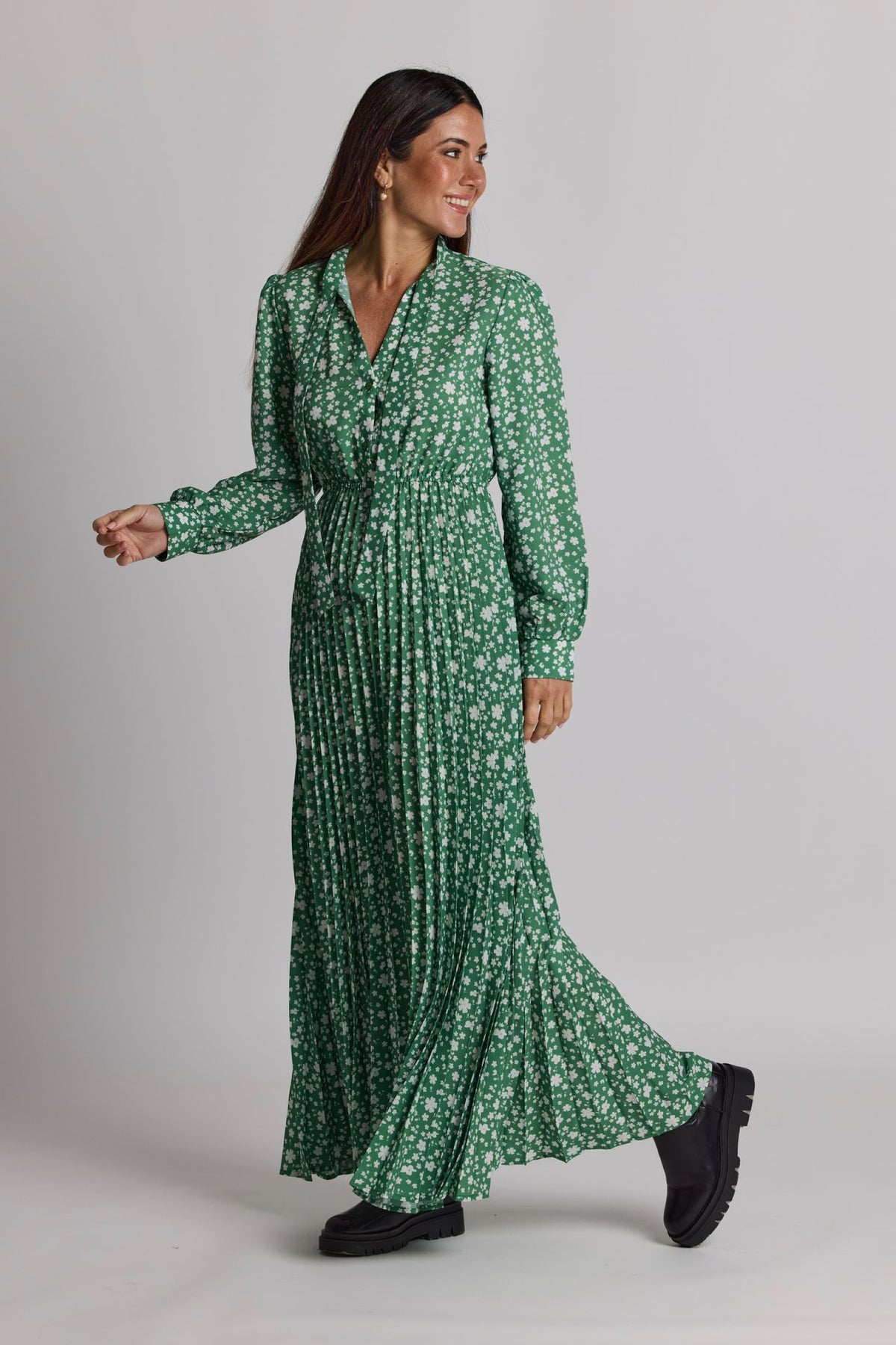 Rivington Dress Green Floral