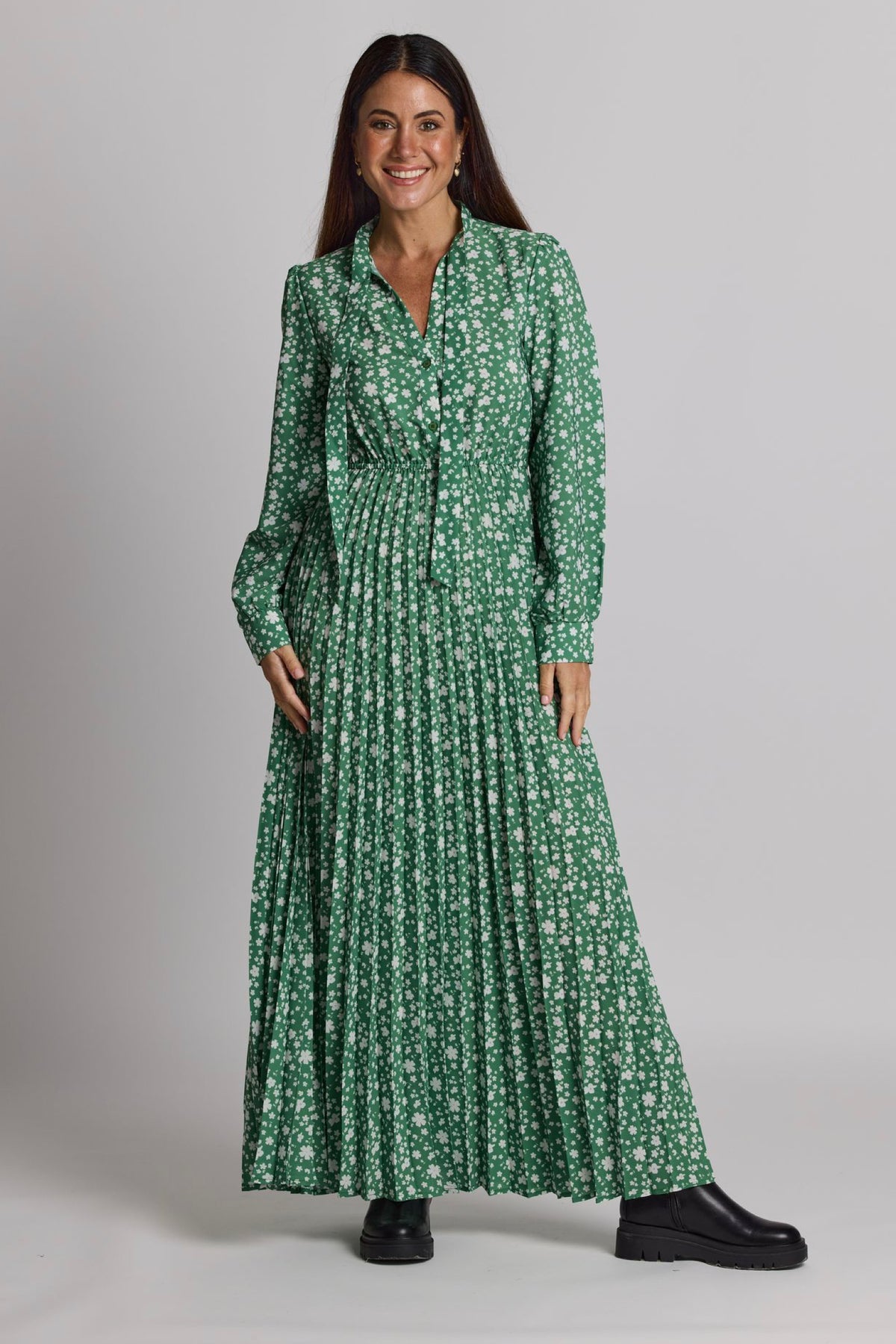 Rivington Dress Green Floral