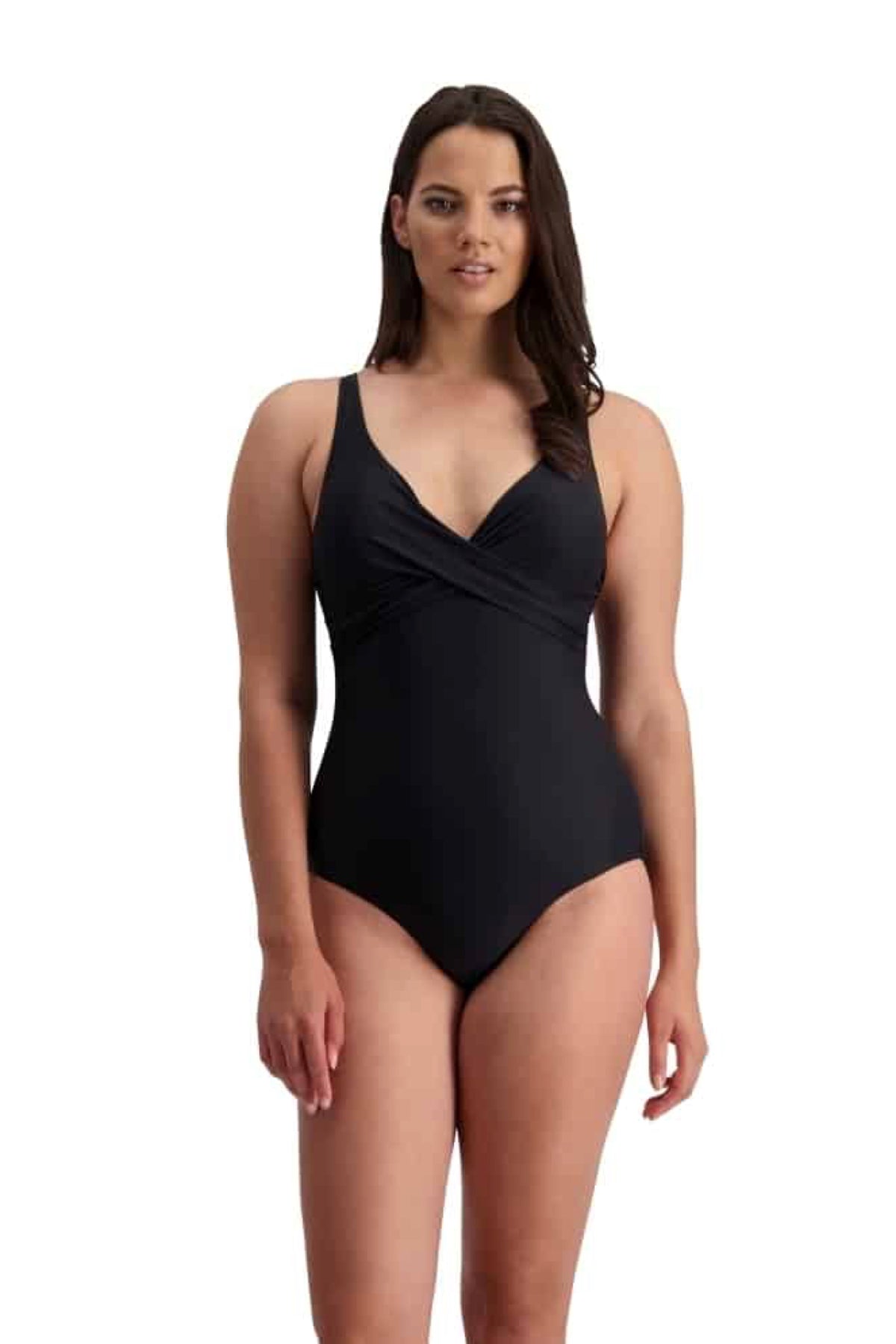 Moontide Contours Underwire Wrap One Piece Swimsuit