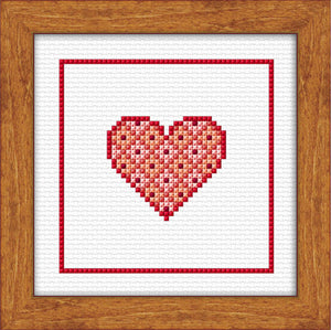 Christmas Heart Cross Stitch Kit