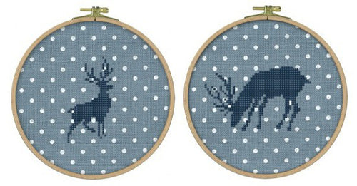Blue Stags Pair