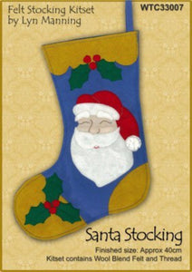 Santa Felt Stocking Kitset
