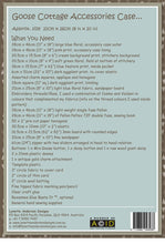 Load image into Gallery viewer, Goose Cottage Accessories Case Pattern