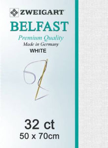 Belfast Fat Q 32ct White