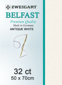 Belfast Fat Q 32ct Antique White