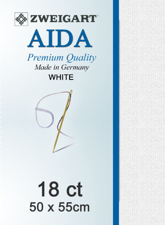 Aida Fat Q 18ct White