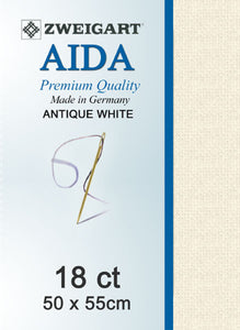 Aida Fat Q 18ct Antique White