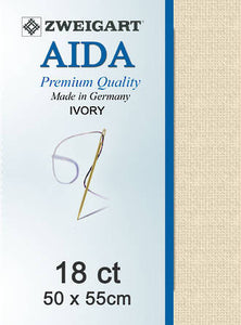 Aida Fat Q 18ct Ivory