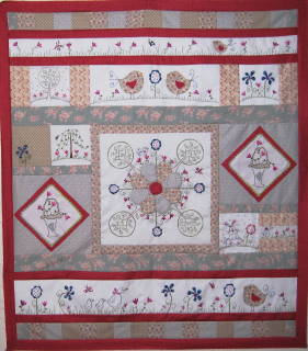 A Quilted Garden Pattern