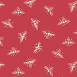 French Bee Fabric Red