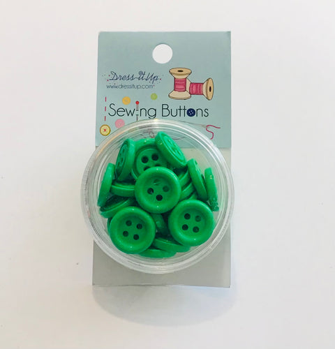 Dress It Up Button - Kelly Green