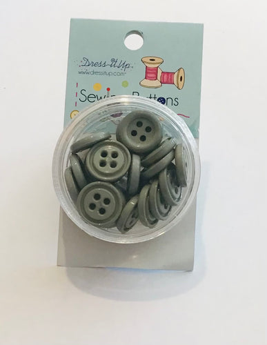 Dress It Up Button - Light Sage