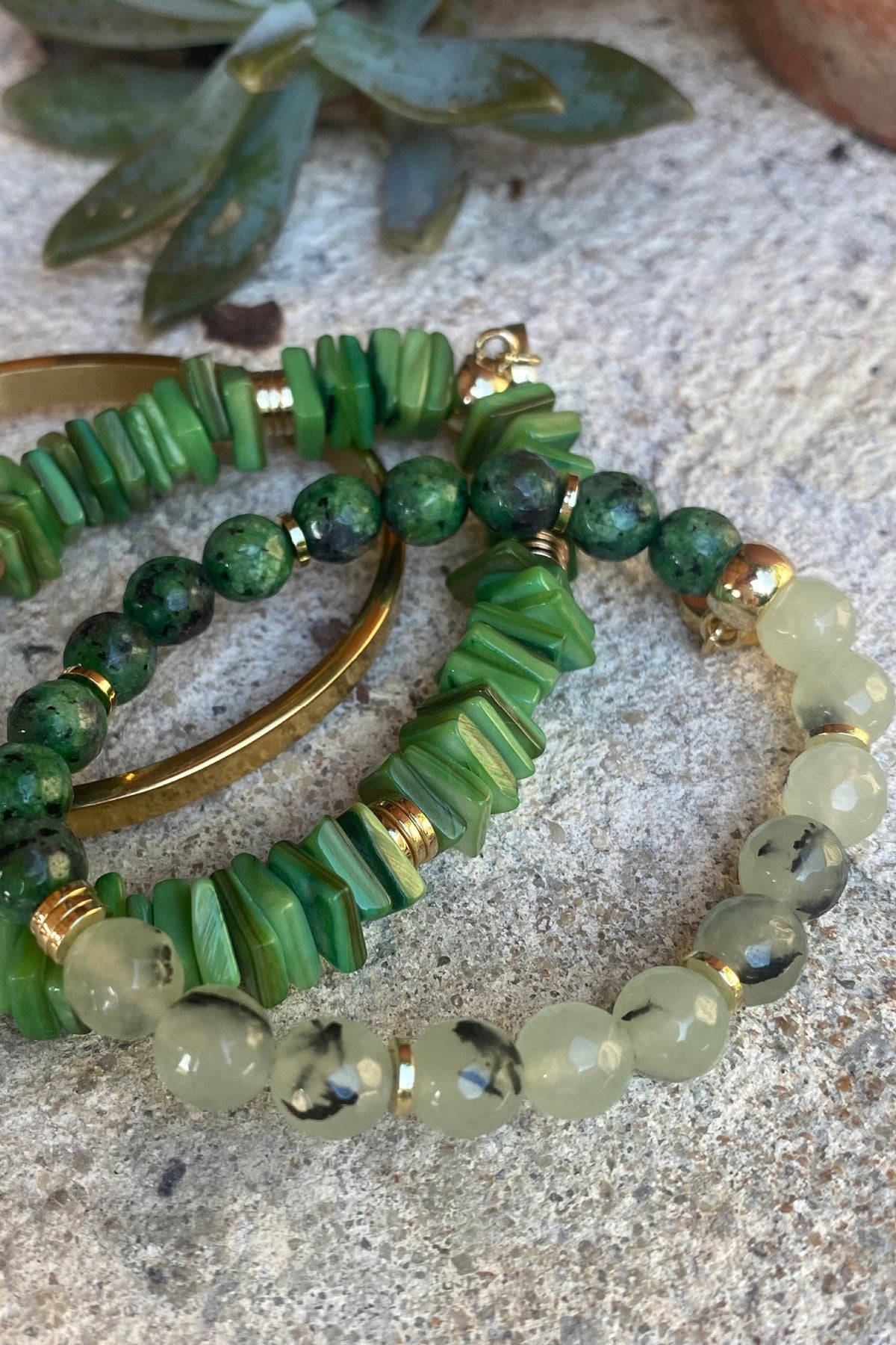 True Colours Stone Bracelet Jade