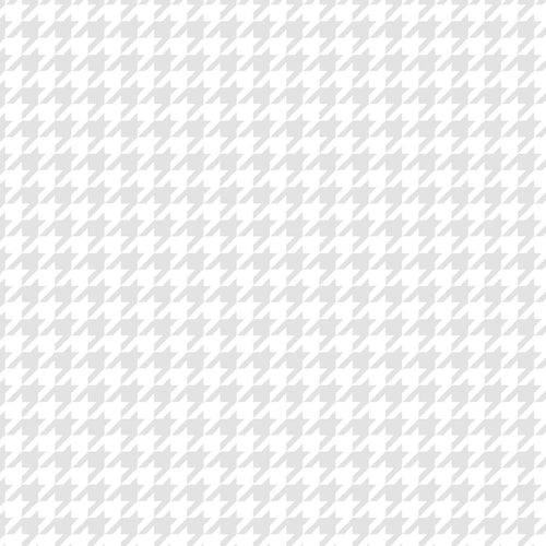 Houndstooth White On White