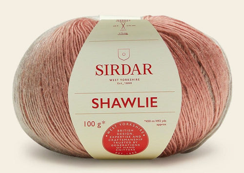 Sirdar Shawlie Wool Tea Rose
