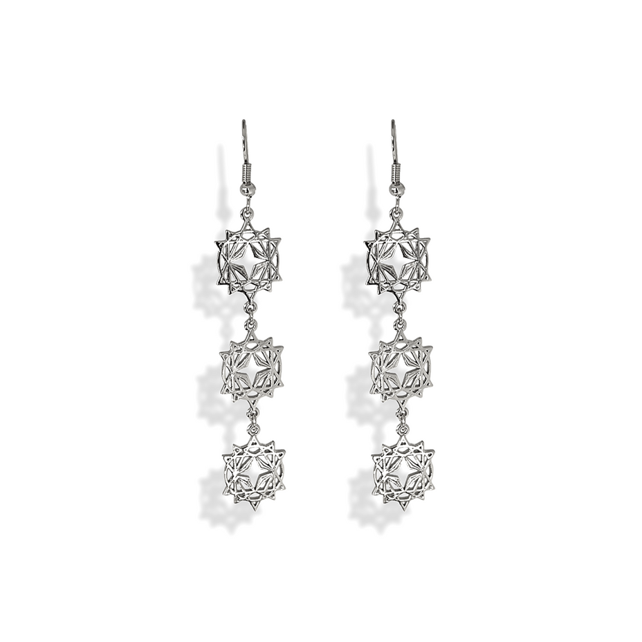 Starseed Mini Multi Earrings Platinum