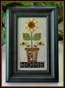 Home is Where the Sunflowers Grow Cross Stitch Pattern