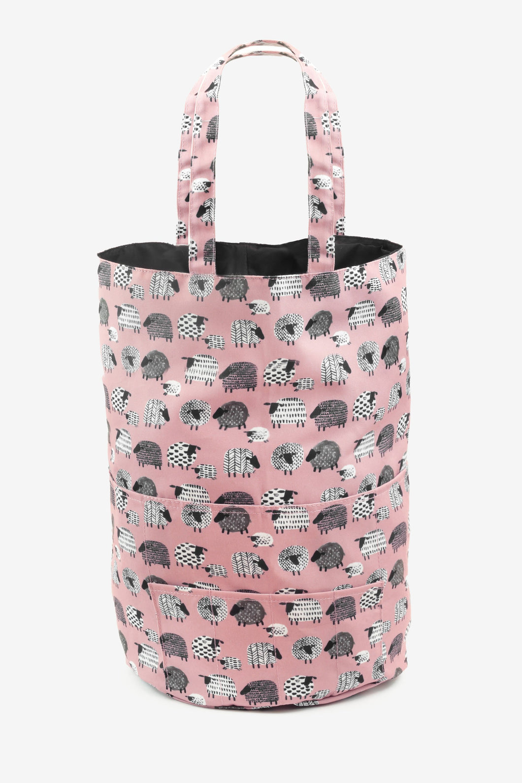 Sheep Round Storage Bag Pink